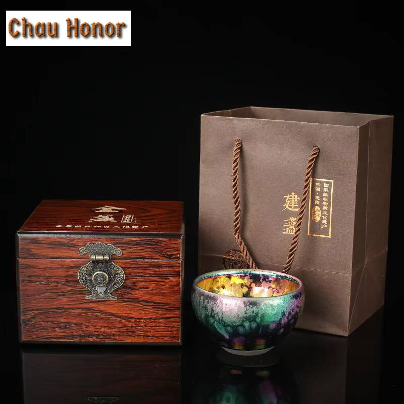 Handmade Ceramic Mug - Boutique สีสัน Jianzhan เปลี่ยนเตาเผาถ้วยชามเซรามิค Master ครัวเรือน