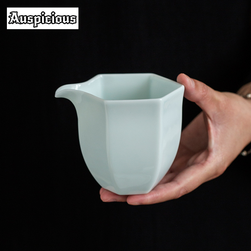Handmade Ceramic Mug - เหยือกน้ำชาพอร์ซเลน Hutian Kil แฮนด์เมดขนาด250มล. ถ้วยชาไห่แบบย้อนยุคยุติธรรมสำหรับใช้ในครัวเรือนอุปกรณ์ตกแต่งชา