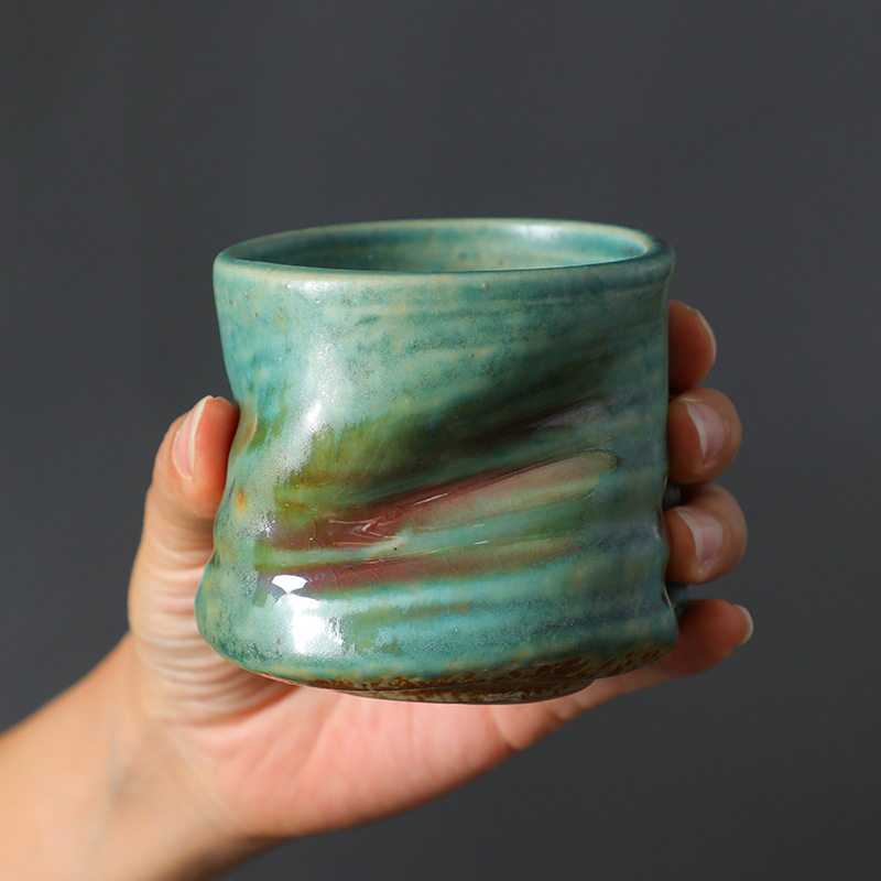 สโตนแวร์ถ้วยกาแฟ Vintage HAND- - Handmade Ceramic Mug บทวิจารณ์และราคา