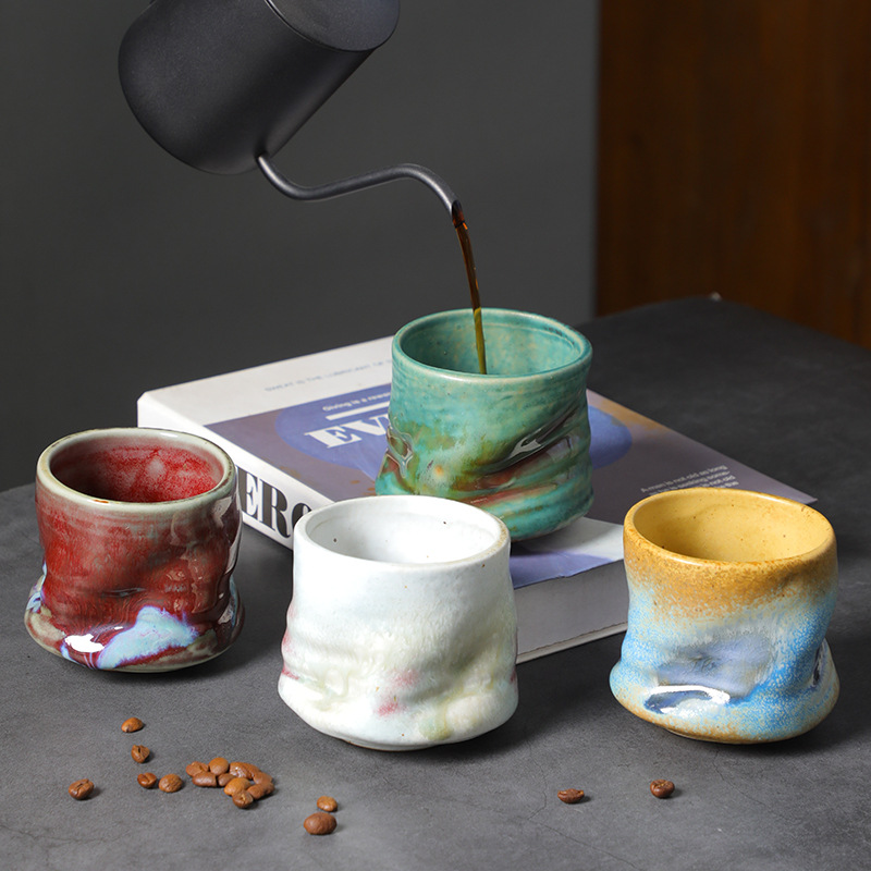 สโตนแวร์ถ้วยกาแฟ Vintage HAND- - Handmade Ceramic Mug บทวิจารณ์และราคา