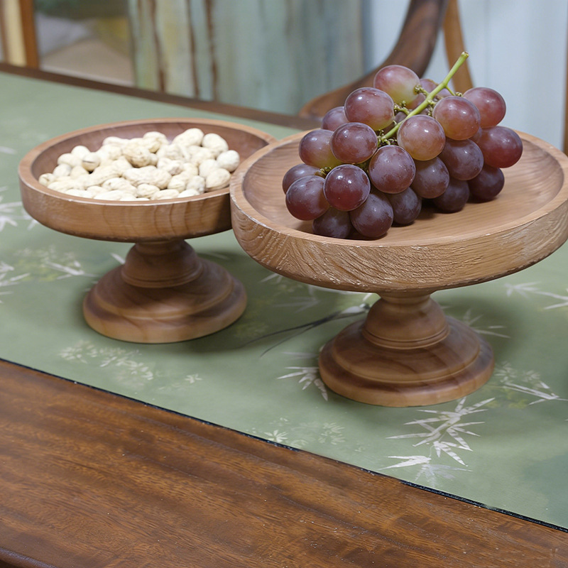 แท่นวางเค้กไม้สไตล์วินเทจ ถาดเ - Wooden Serving Tray บทวิจารณ์และราคา