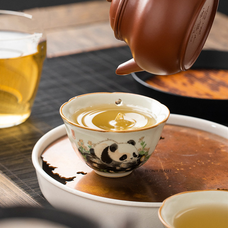 ถ้วยชาเซรามิกแบบดั้งเดิมของจีน - Handmade Ceramic Mug บทวิจารณ์และราคา