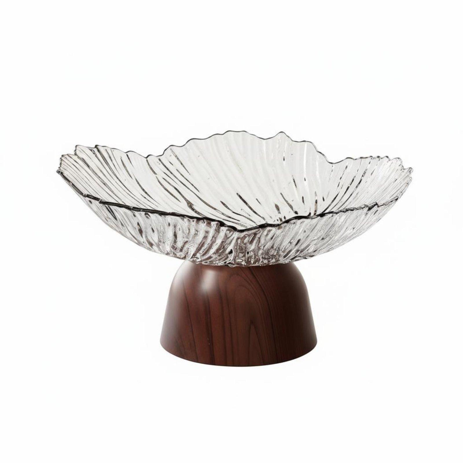ถาดอุตสาหกรรมลายไม้เทียม ขาตั้ - Wooden Serving Tray บทวิจารณ์และราคา