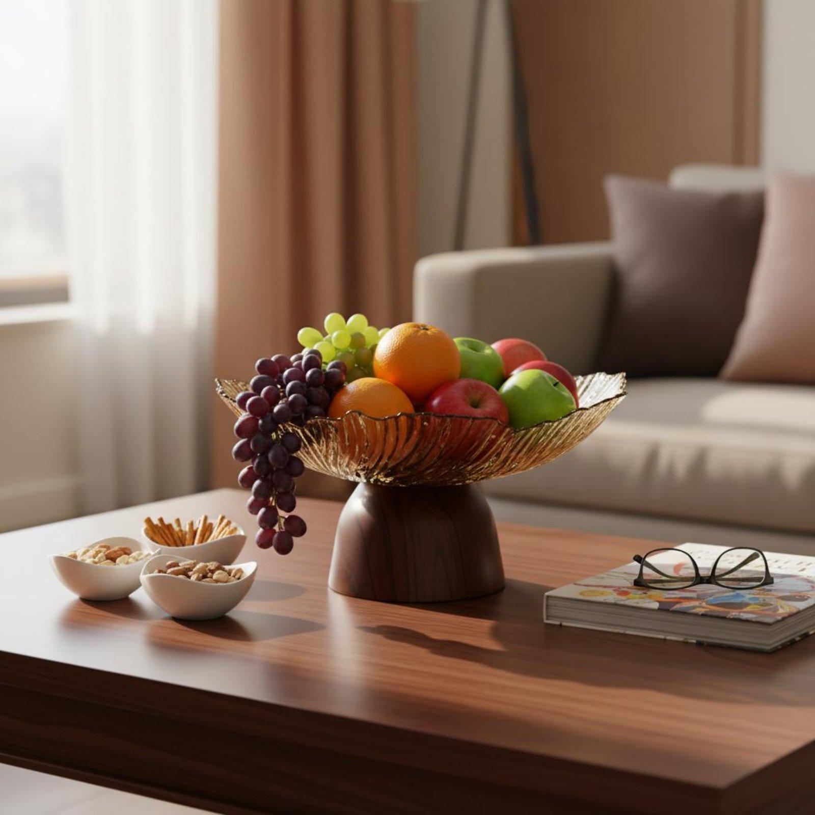 ถาดอุตสาหกรรมลายไม้เทียม ขาตั้ - Wooden Serving Tray บทวิจารณ์และราคา