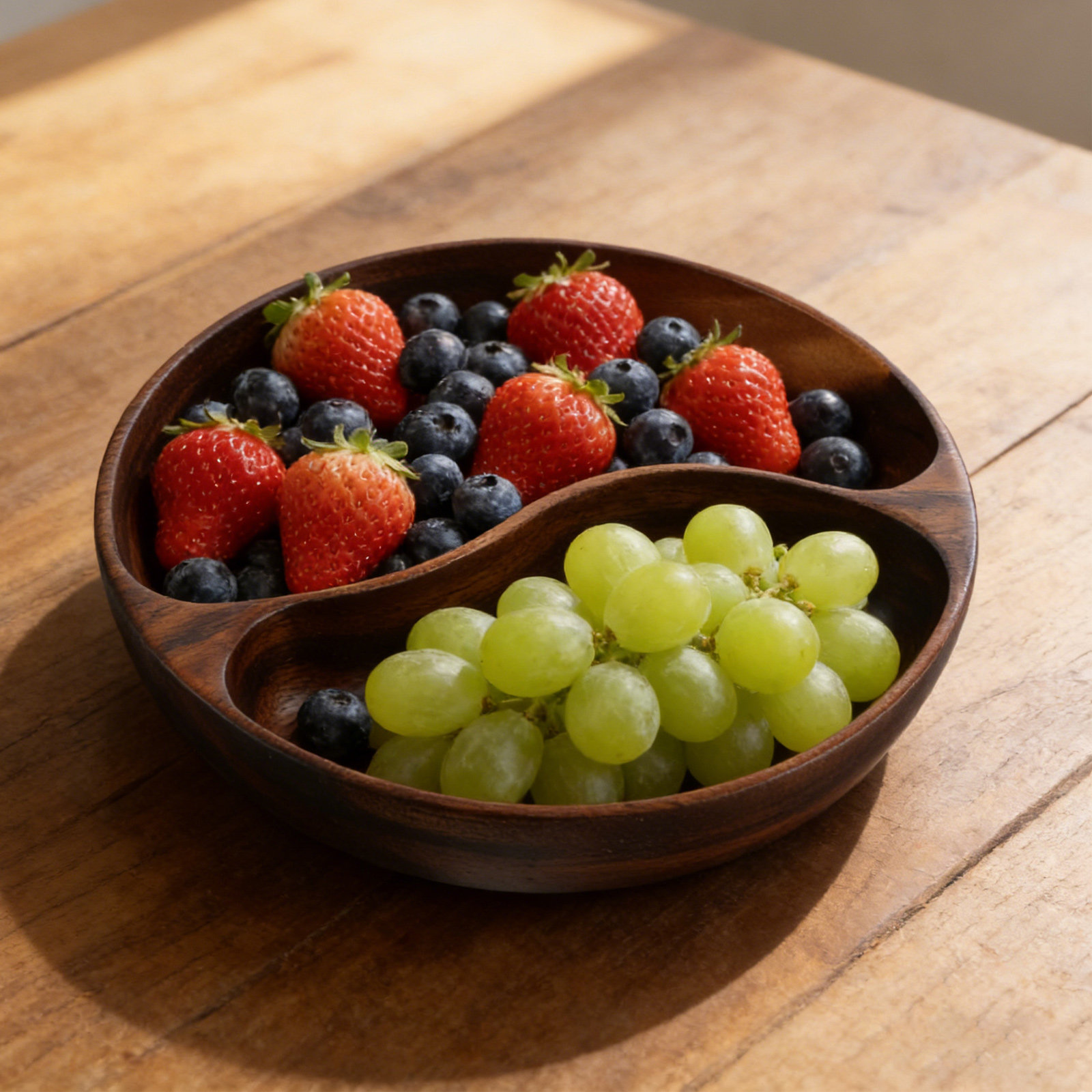 จานแบ่งส่วน ถาดไม้เสิร์ฟขนม 10 - Wooden Serving Tray บทวิจารณ์และราคา
