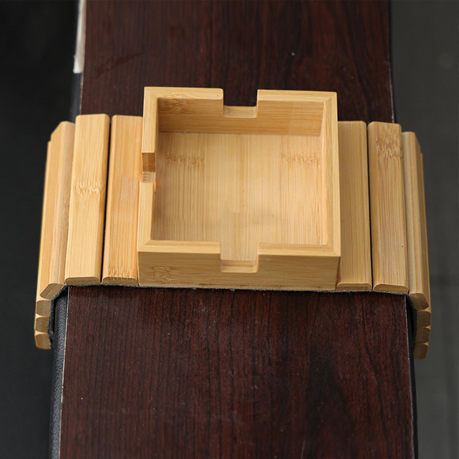 ถาดวางแก้วน้ำบนโซฟา ทำจากไม้ พ - Wooden Serving Tray บทวิจารณ์และราคา