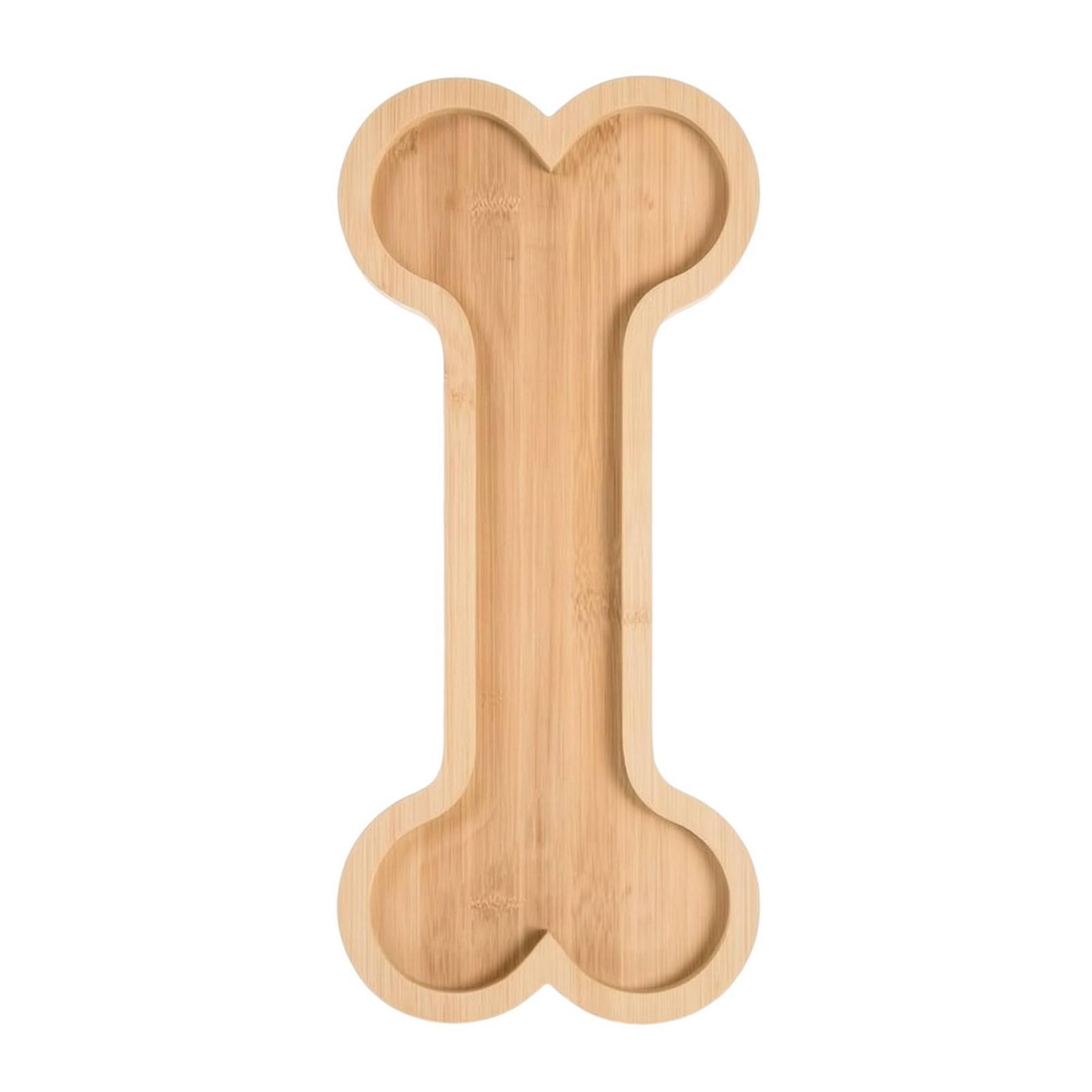 จานไม้ไผ่มีช่องแบ่ง จานไม้แบบม - Wooden Serving Tray บทวิจารณ์และราคา