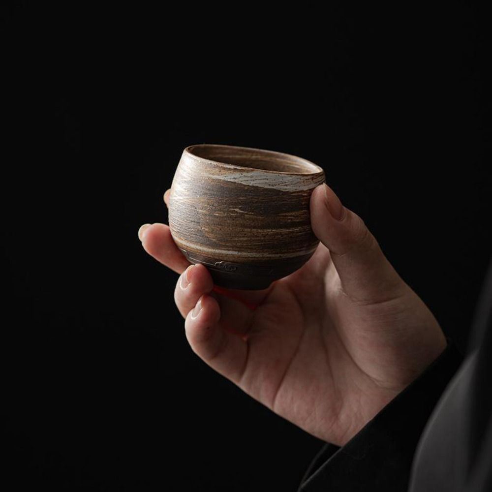 Kung Fu ชุดชาญี่ปุ่นสโตนแวร์ชา - Handmade Ceramic Mug บทวิจารณ์และราคา