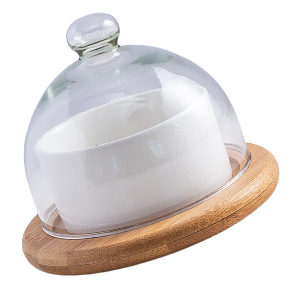 ชุดชามสลัดเซรามิกพร้อมฝาครอบแก - Wooden Serving Tray บทวิจารณ์และราคา