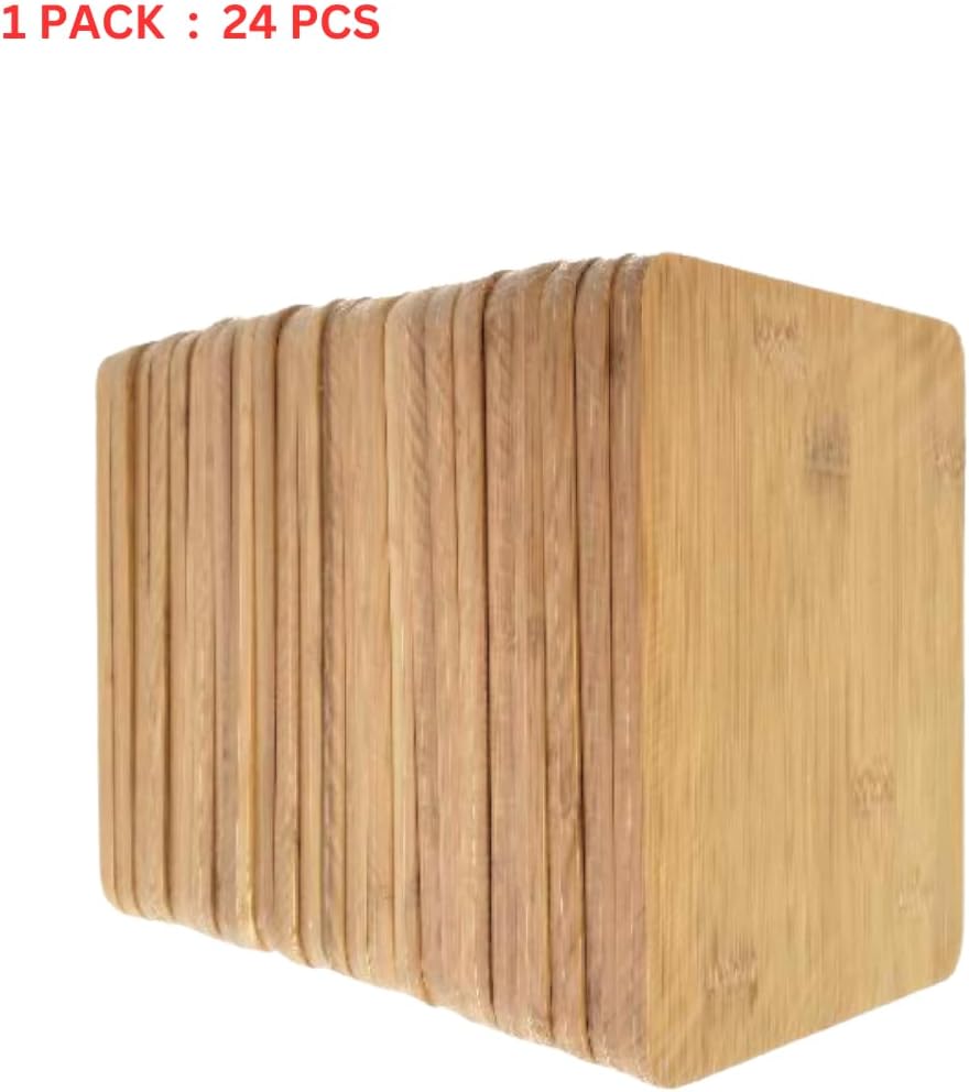 ชุดเขียงไม้ไผ่แบบเรียบ 24 ชิ้น - Wooden Serving Tray บทวิจารณ์และราคา