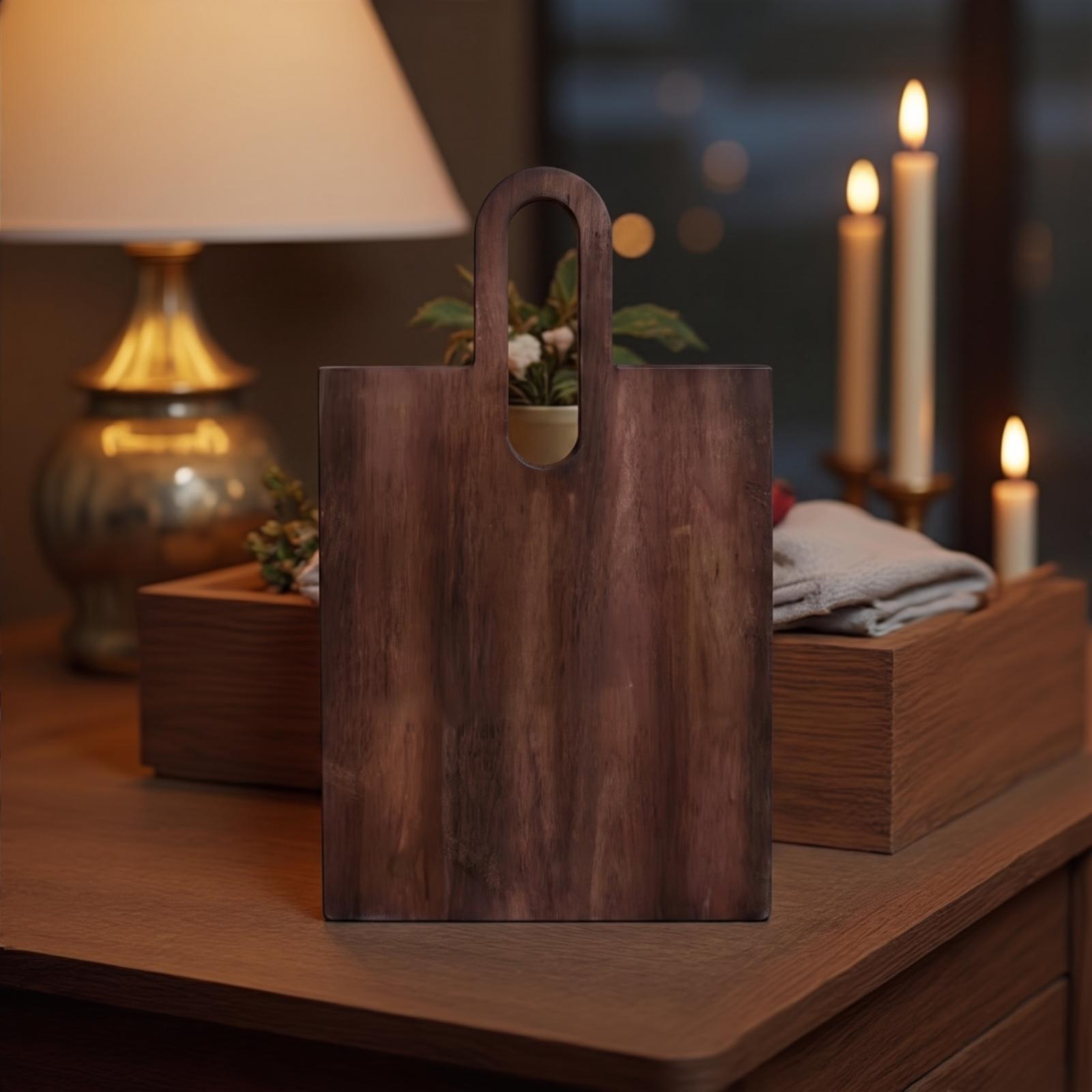เขียงเสิร์ฟอาหารไม้เนื้อแข็งพร - Wooden Serving Tray บทวิจารณ์และราคา