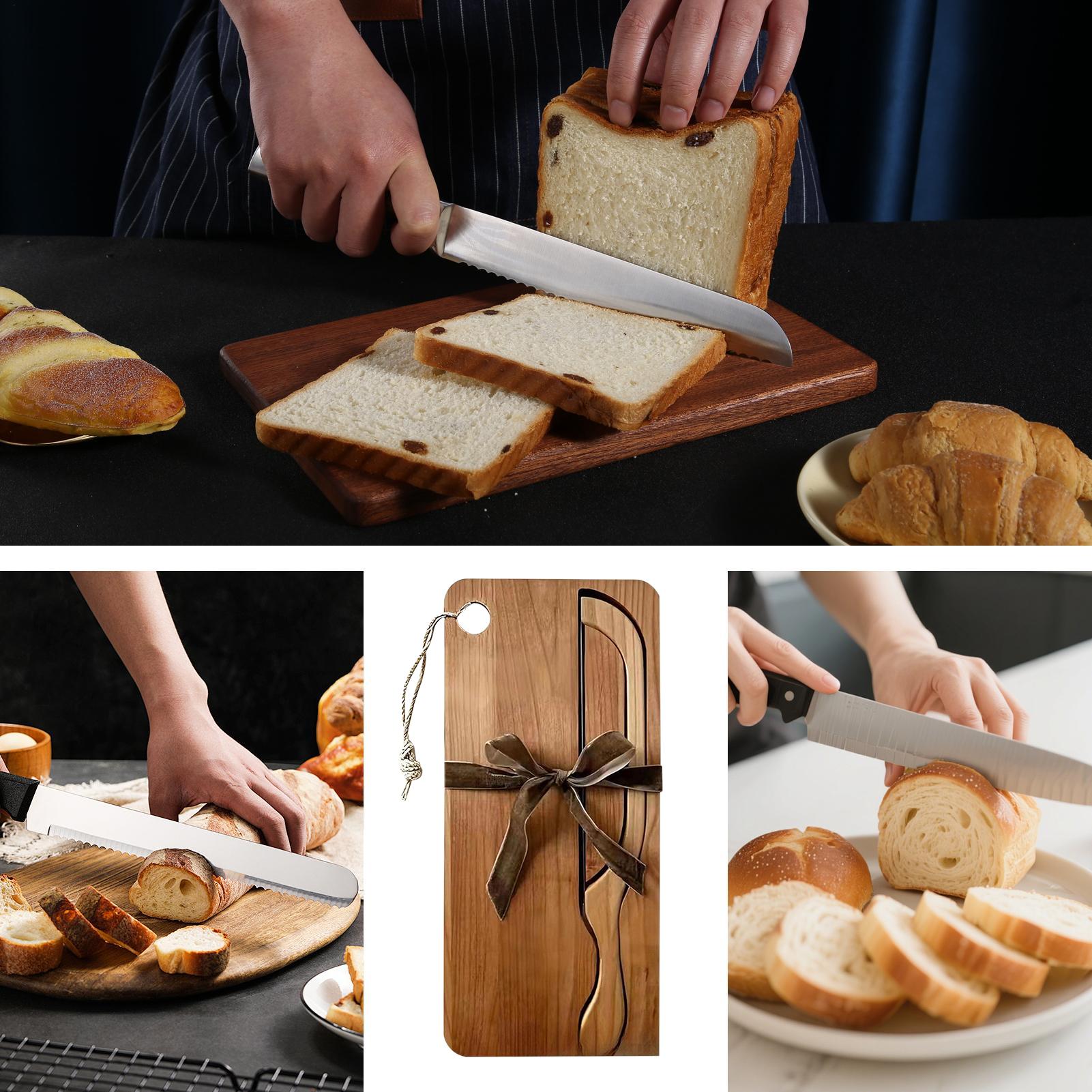 ที่ตัดขนมปังสำหรับขนมปังซาวโดว - Wooden Serving Tray บทวิจารณ์และราคา