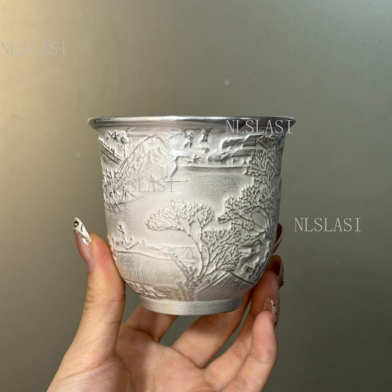 ถ้วยชาเซรามิกเคลือบเงินสำหรับช - Handmade Ceramic Mug บทวิจารณ์และราคา