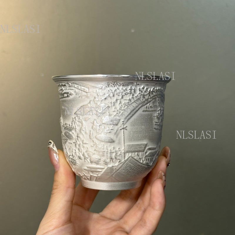 ถ้วยชาเซรามิกเคลือบเงินสำหรับช - Handmade Ceramic Mug บทวิจารณ์และราคา