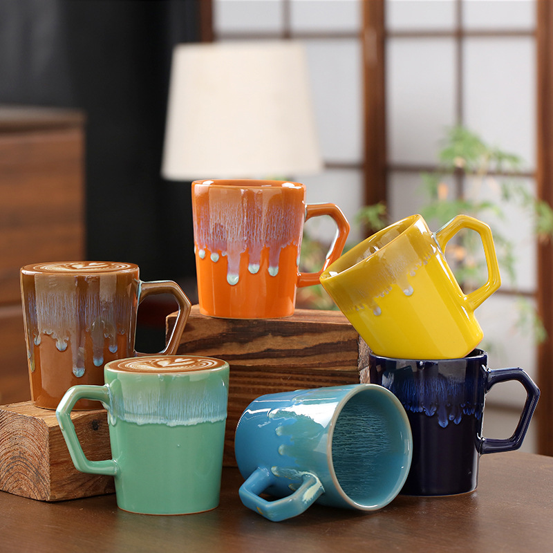 แก้วกาแฟเซรามิกวินเทจญี่ปุ่นทำ - Handmade Ceramic Mug บทวิจารณ์และราคา