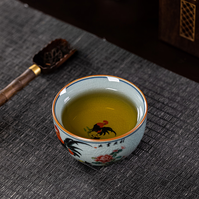100 ml/160 ml ขนาดใหญ่จีน Retr - Handmade Ceramic Mug บทวิจารณ์และราคา