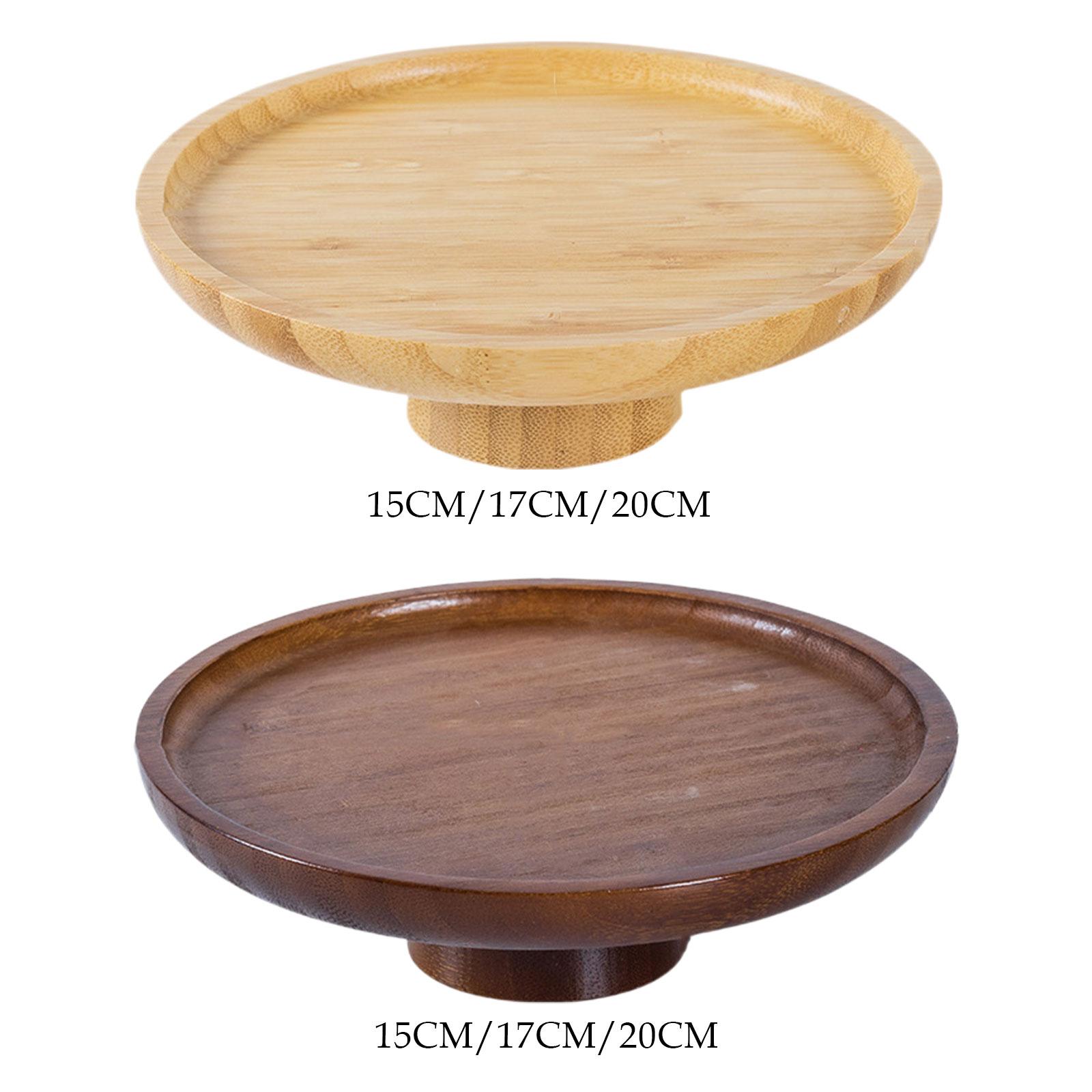 ถาดเสิร์ฟเค้กไม้ ถาดเสิร์ฟผลไม - Wooden Serving Tray บทวิจารณ์และราคา