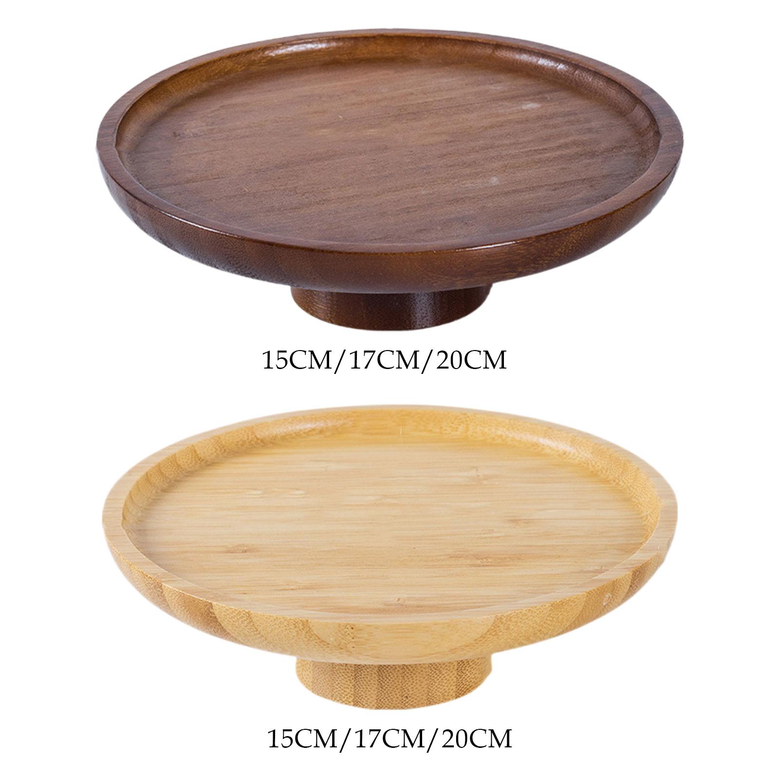 ถาดเสิร์ฟเค้กไม้ ถาดเสิร์ฟผลไม - Wooden Serving Tray บทวิจารณ์และราคา