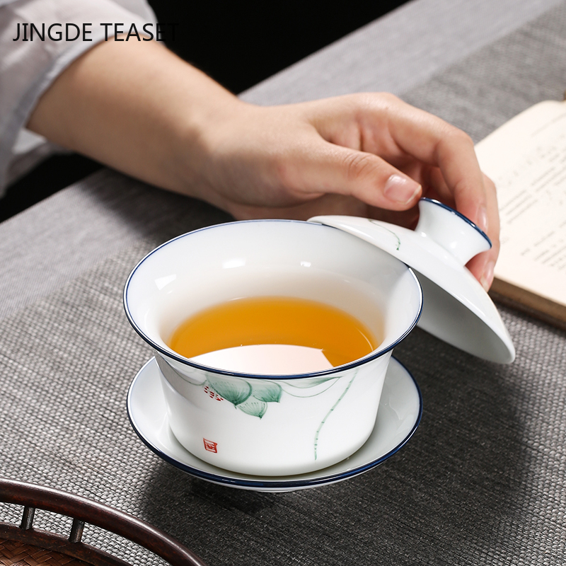 จีน Retro มือทาสีเซรามิค Gaiwa - Handmade Ceramic Mug บทวิจารณ์และราคา